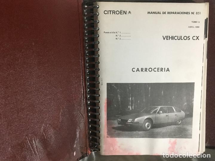 Coches y Motocicletas: Manual de reparacion oficial N&ordm;851 Citroen CX Tomo 5