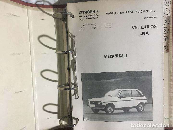 Coches y Motocicletas: Manual de reparacion o de taller oficial en espa&ntilde;ol Citroen LNA, 3 tomos