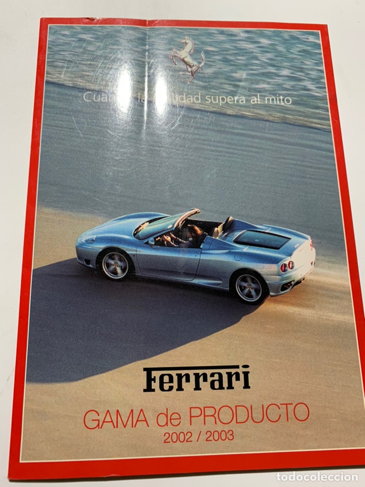Coches y motocicletas: Cat&aacute;logo Ferrari gama de producto 2002/2003