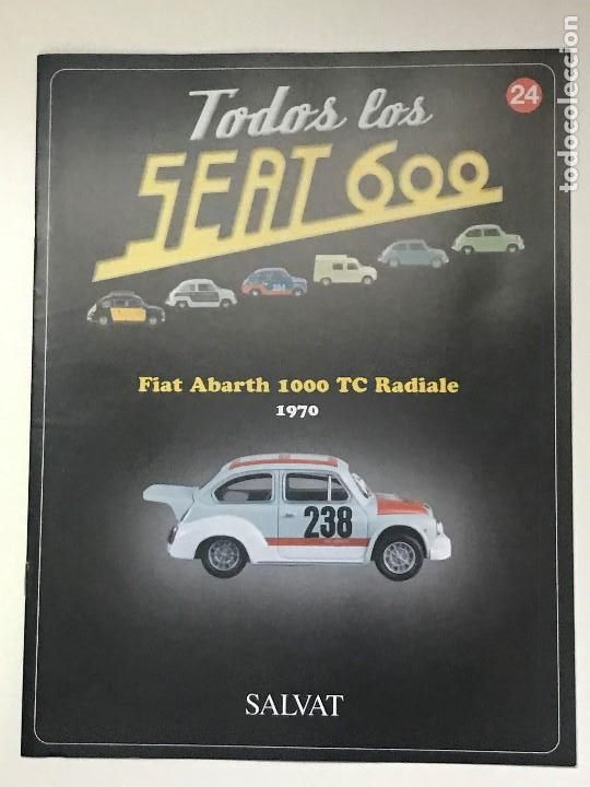 Coches y motocicletas: FASCICULO TODOS LOS SEAT 600 N&ordm; 24 - FIAT ABARTH 1000 RC RADILE 1970 - SALVAT - 2003