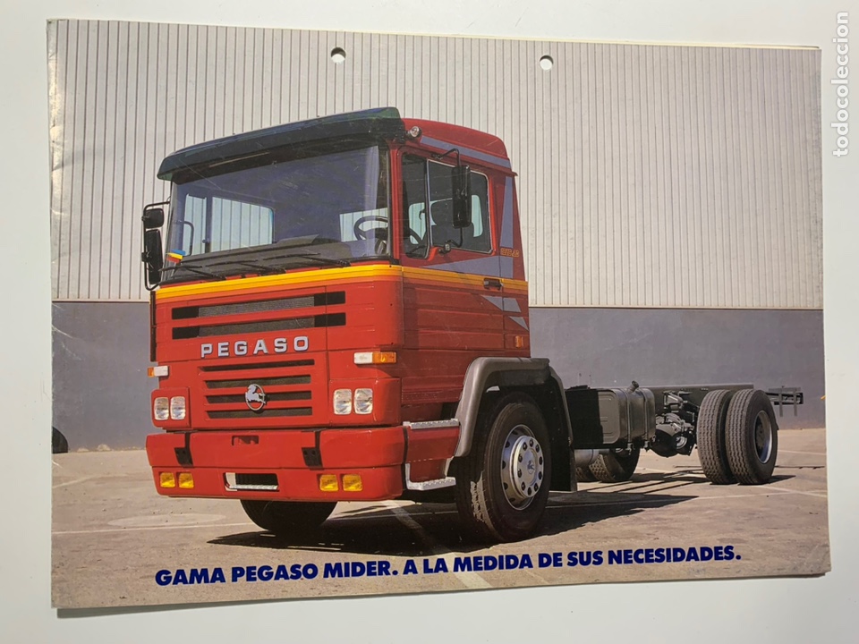 Carros e motociclos: Cat&aacute;logo folleto publicidad original cami&oacute;n gama pegaso mider