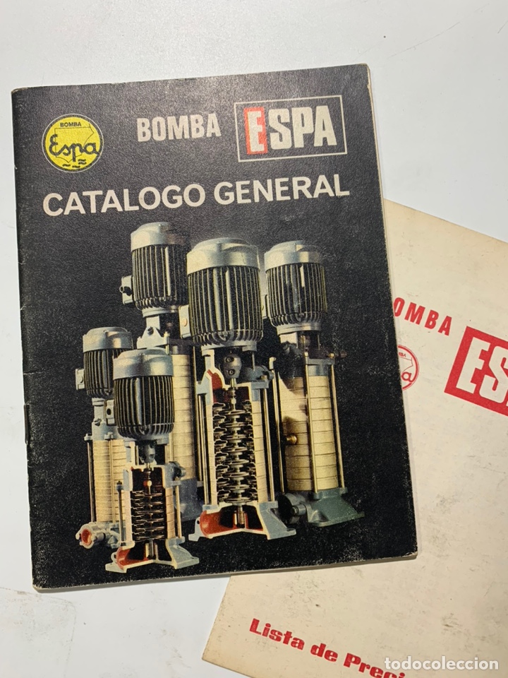 Coches y Motocicletas: Antiguo cat&aacute;logo y lista de precios bomba espa