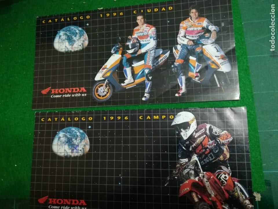 Coches y motocicletas: DOS CATALOGOS HONDA 1996