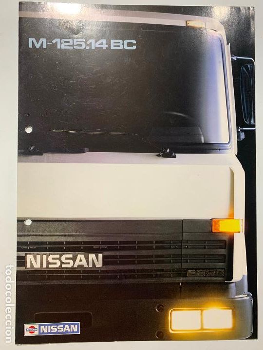 Automobili e Motociclette: catalogo folleto publicidad camion nissan m 125.14 bc de 1989