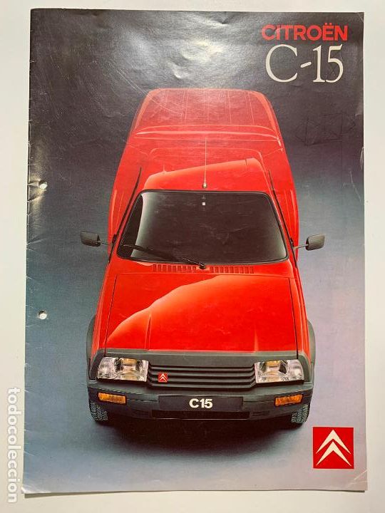 Coches y Motocicletas: catalogo folleto publicidad citroen c-15 de 1989