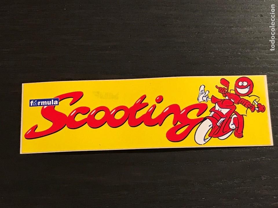 Coches y Motocicletas: FORMULA SCOOTING MOTO SCOOTER - PEGATINA ADHESIVO STICKER - MOTOR CLASICO AUTOMOVIL MOTOCICLISMO