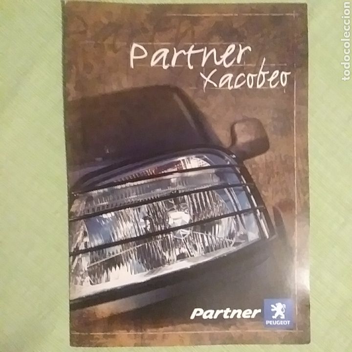 Coches y Motocicletas: Cat&aacute;logo Peugeot Partner Xacobeo