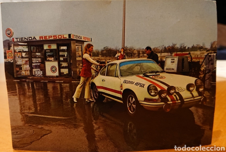 Coches y Motocicletas: Postal Porsche 911, a&ntilde;os 70, sin circular.