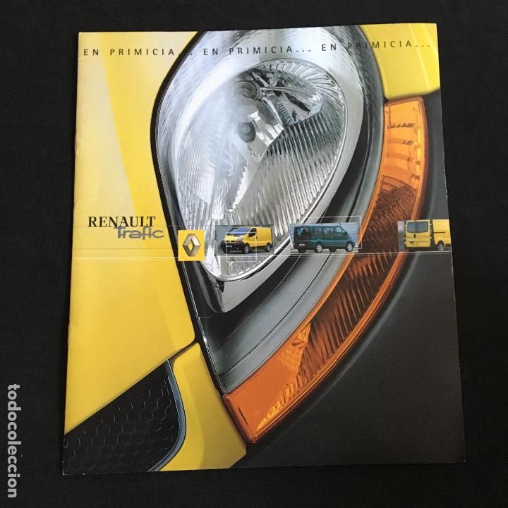 Carros e motociclos: Folleto catalogo publicidad original renault trafic de 2001