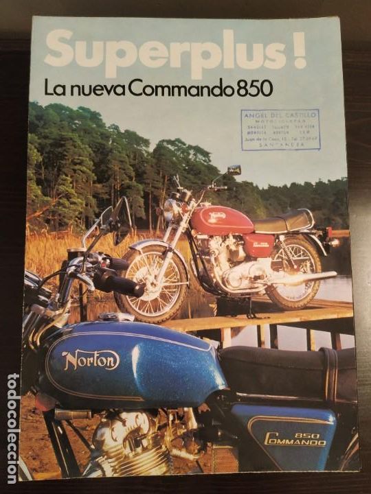 Coches y motocicletas: NORTON 850 COMMANDO SUPERPLUS  CATALOGO - Foto 1
