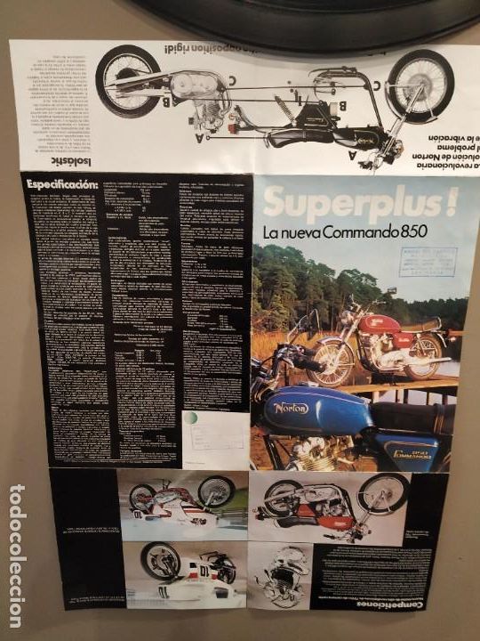 Coches y motocicletas: NORTON 850 COMMANDO SUPERPLUS  CATALOGO - Foto 4