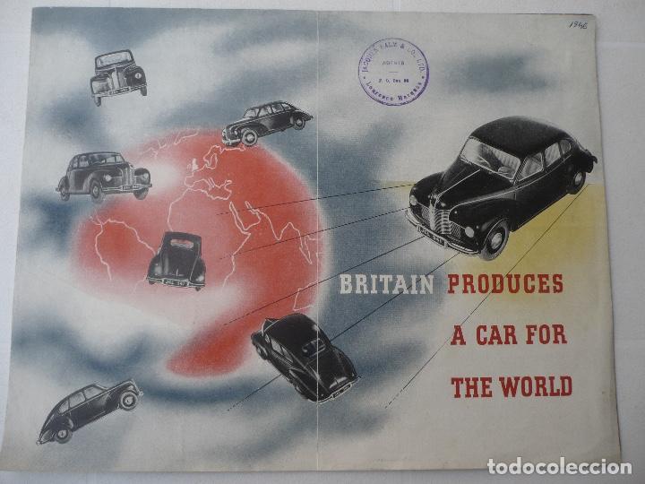 Carros e motociclos: 1946 CAT&Aacute;LOGO JAVELIN JOWETT RARO