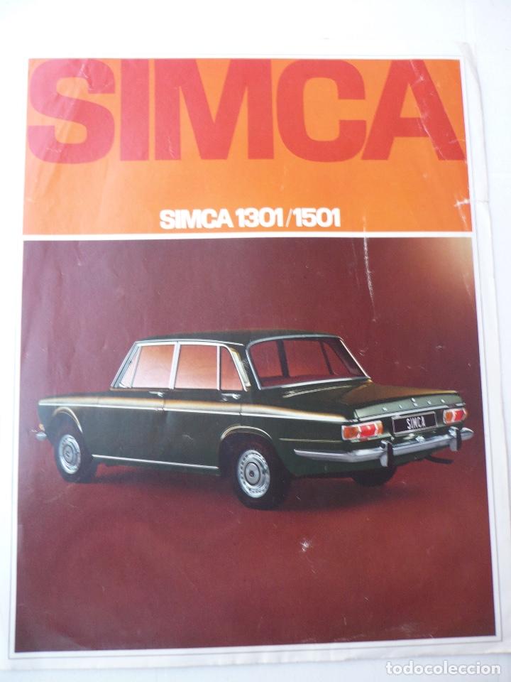 Carros e motociclos: CAT&Aacute;LOGO SIMCA 1301 Y 1501