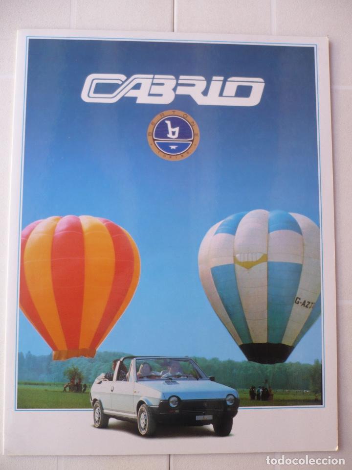 Carros e motociclos: CAT&Aacute;LOGO BERTONE CABRIO RARO