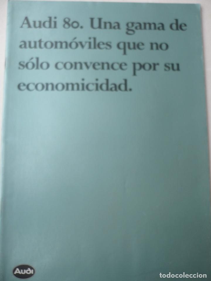 Carros e motociclos: 1960 CAT&Aacute;LOGO AUDI UNA GAMA DE AUTOM&Oacute;VILES QUE NO S&Oacute;LO CONVENCE POR SU ECONOMICIDAD
