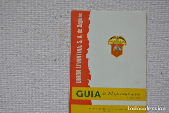 Cars and Motorcycles: LIBRO GUIA UNION LEVANTINA S.A. DE SEGUROS  4&ordf; EDICION1967