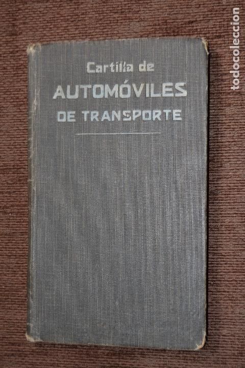 Voitures et Motocyclettes: 1916 CARTILLA DE AUTOM&Oacute;VILES DE TRANSPORTE