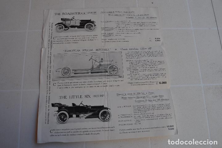 Voitures et Motocyclettes: 1912 CAT&Aacute;LOGO AUTOMOVIL MITCHELL RARO