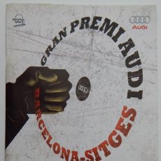 Coches y Motocicletas: PROGRAMA / GRAN PREMI AUDI 2007 - 49È RAL.LI INTERNACIONAL DE COTXES D'ÈPOCA - BARCELONA SITGES AUDI. Lote 199209442