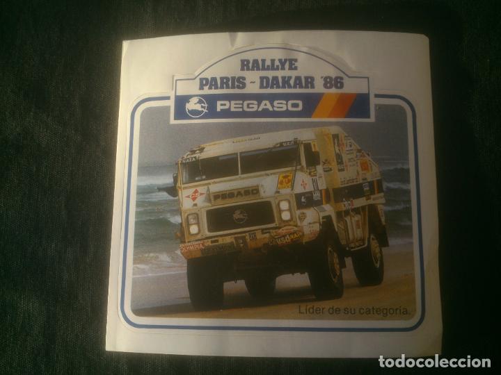 Automobili e Motociclette: Pegatina Rallye Par&iacute;s Dakar 1986 Pegaso