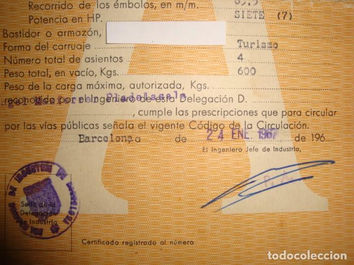 Coches y motocicletas: SEAT 600 D - Foto 3