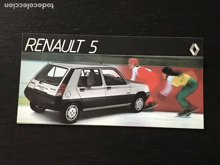 Autos und Motorr&auml;der: RENAULT SUPERCINCO 5 C TL GTL GTS GT TURBO GTD - FOLLETO CATALOGO PUBLICIDAD ORIGINAL - 1986