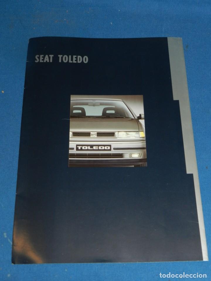 Coches y motocicletas: (M69) CATALOGO ORIGINAL A&Ntilde;OS 90 SEAT TOLEDO , ILUSTRADO, BUEN ESTADO