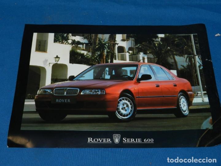 Coches y motocicletas: (M69) CATALOGO ORIGINAL A&Ntilde;OS 90 ROVER SERIE 600, 1 HOJA, SE&Ntilde;ALES DE USO