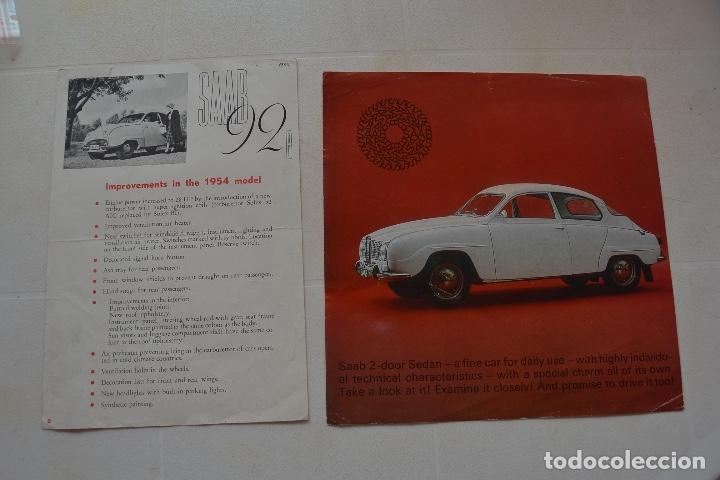 Coches y motocicletas: 1950`s CAT&Aacute;LOGOS SAAB RARO - Foto 1