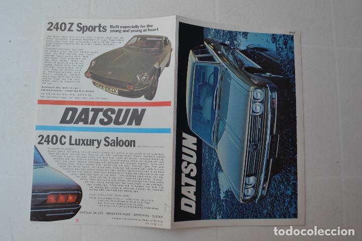Coches y Motocicletas: 1972 CAT&Aacute;LOGO DATSUN MODELOS MAS CITROEN TARIFA PRECIOS INCLUI 240 Z
