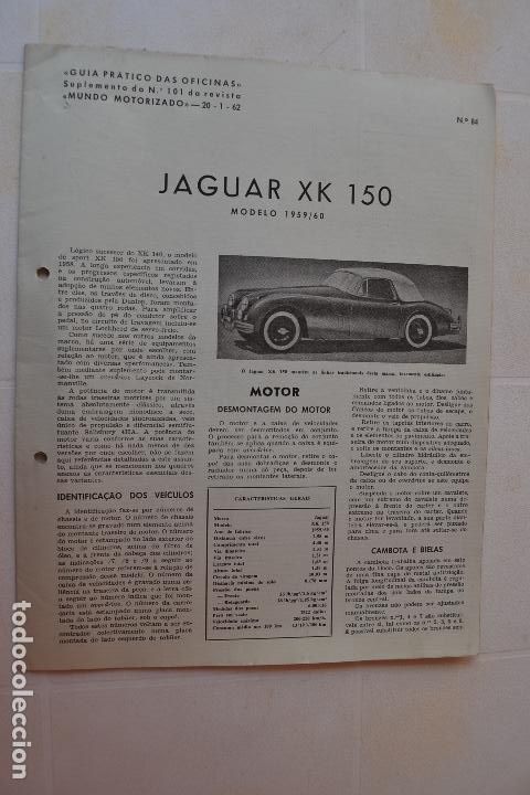 Coches y Motocicletas: MANUAL DE TALLER PR&Aacute;CTICO JAGUAR XK150 MODELO 1959 1960