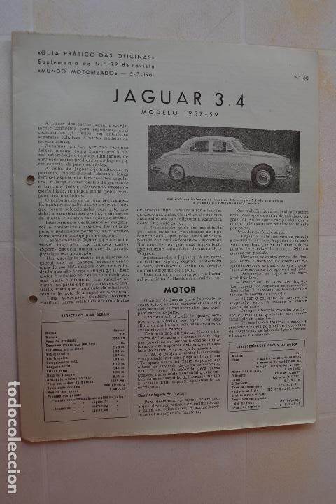Coches y Motocicletas: MANUAL DE TALLER PR&Aacute;CTICO JAGUAR 3.4 MODELOS 1957-59