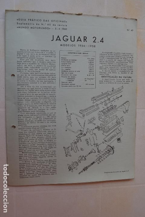 Coches y Motocicletas: MANUAL DE TALLER PR&Aacute;CTICO JAGUAR 2.4 MODELOS 1956-58
