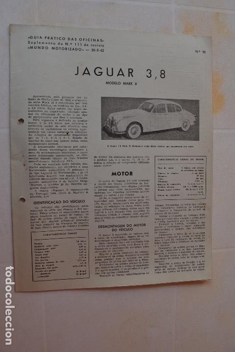 Coches y Motocicletas: MANUAL DE TALLER PR&Aacute;CTICO JAGUAR 3,8 MODELOS MARK II