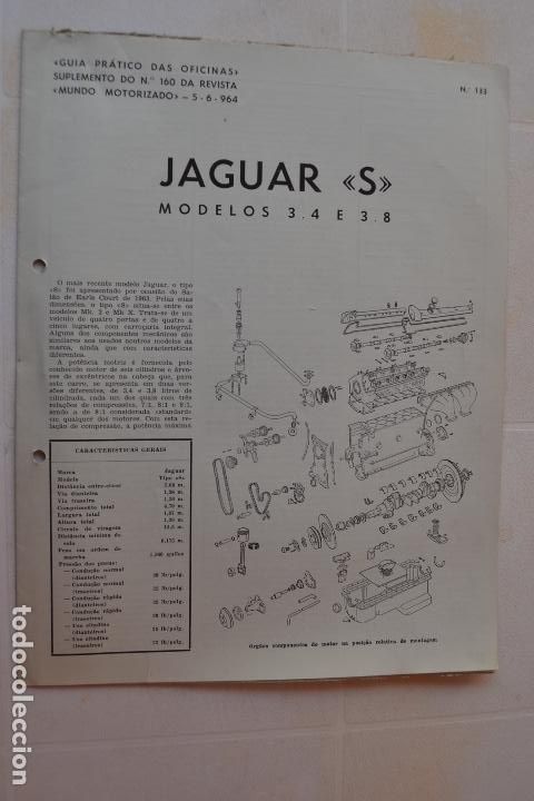 Coches y Motocicletas: MANUAL DE TALLER PR&Aacute;CTICO JAGUAR S MODELOS 3.4 Y 3.8