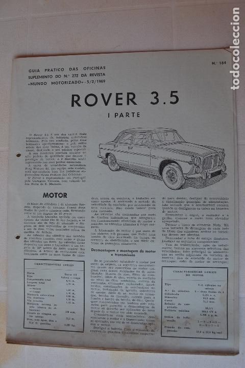 Coches y motocicletas: MANUAL DE TALLER PR&Aacute;CTICO ROVER 3.5