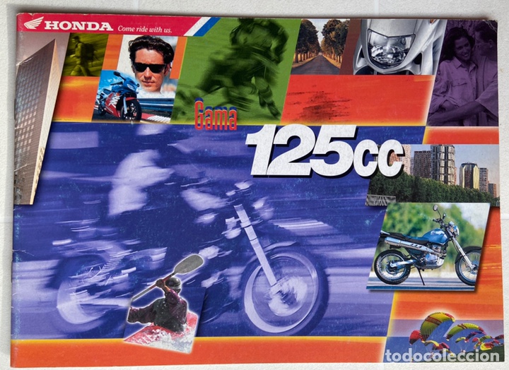 Coches y motocicletas: 90&rsquo;s CAT&Aacute;LOGO MOTOCICLOS HONDA MODELOS 125cc