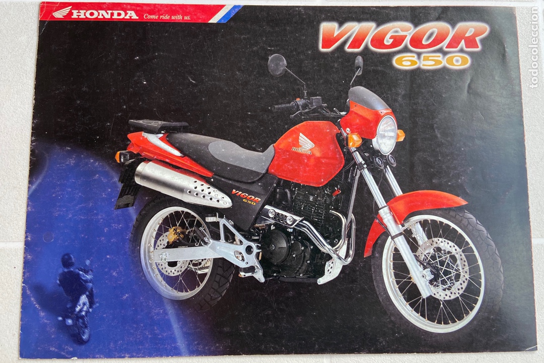 Coches y motocicletas: CAT&Aacute;LOGO MOTOCICLO HONDA VIGOR 650 6 P&Aacute;GINAS