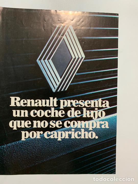 Carros e motociclos: Folleto catalogo publicidad original renault 20 tx de 1981