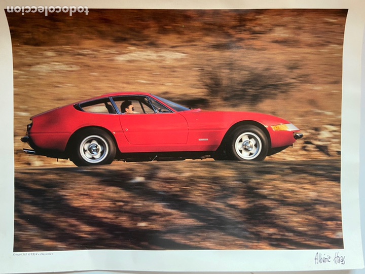 Coches y motocicletas: FOTOGRAFIA PROMOCIONAL FERRARI 365 GTB/4 DAYTONA