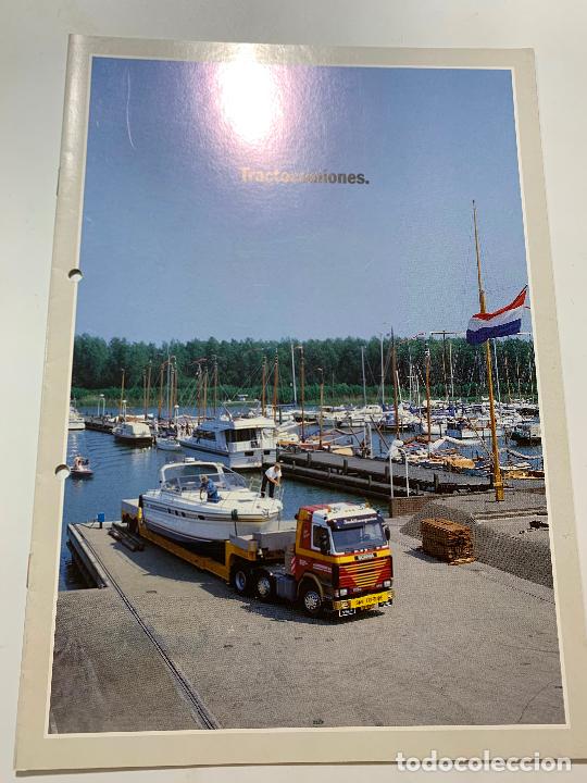 Automobili e Motociclette: CATALOGO FOLLETO PUBLICIDAD ORIGINAL camion scania ma 1990 tractocamion