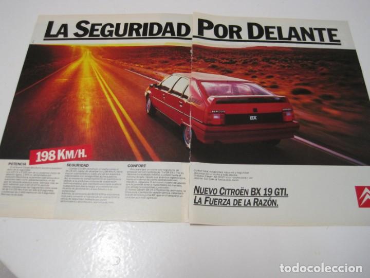 Coches y Motocicletas: CITRO&Euml;N BX 19 GTi. Anuncio publicidad 1986