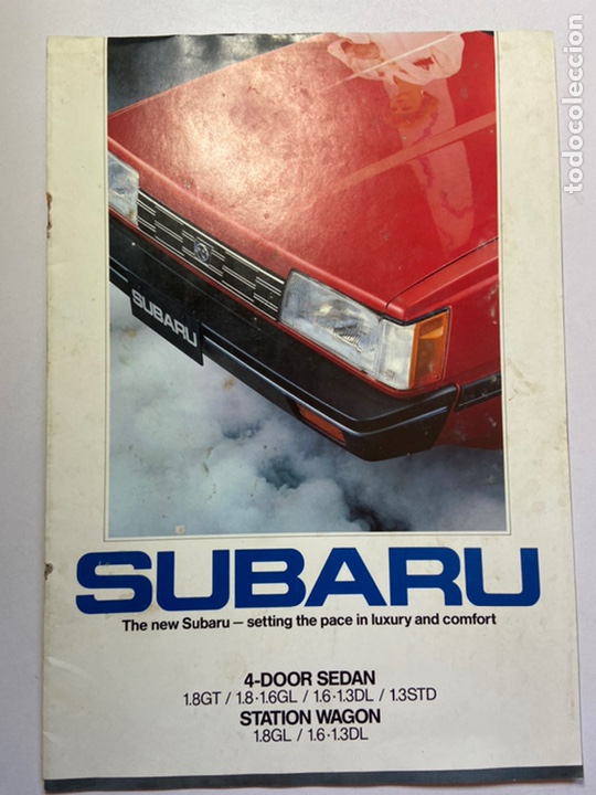 Coches y Motocicletas: 1984 CAT&Aacute;LOGO SUBARU SEDAN DE 4 PUERTAS Y STATION WAGON