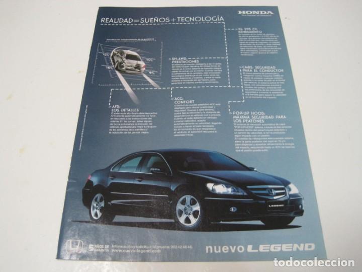 Coches y motocicletas: HONDA LEGEND. Anuncio publicidad 2006
