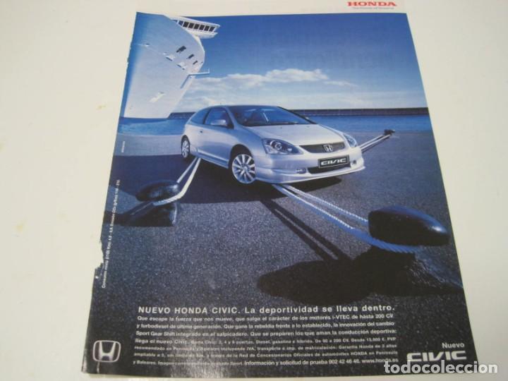 Coches y motocicletas: HONDA CIVIC. Anuncio publicidad 2004