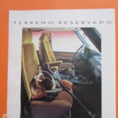 Coches y Motocicletas: PUBLICIDAD 1986 - RANGE ROVER - TAMAÑO 22,5 X 30 CM. Lote 205730252