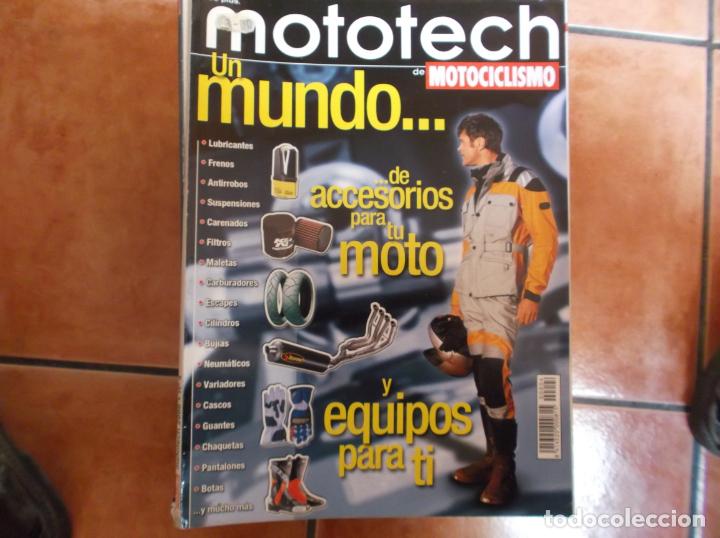 Automobili e Motociclette: motociclismo especial mototech n&ordm; 4, 2000, un mundo de accesorios para tu moto y equipos para ti