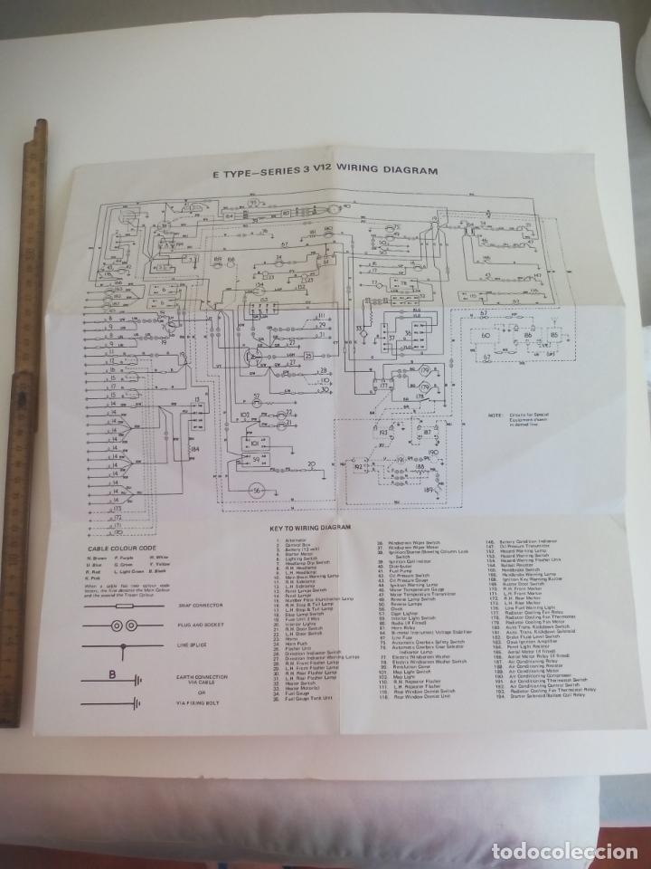 Coches y Motocicletas: E TYPE-SERIES 3 V12 WIRING DIAGRAM. DIAGRAMA DE CABLEADO DE COCHE JAGUAR.