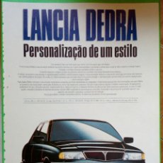 Coches y Motocicletas: LANCIA DEDRA,PUBLICIDADE PAGINA DE REVISTA. PORTUGAL. Lote 207399273