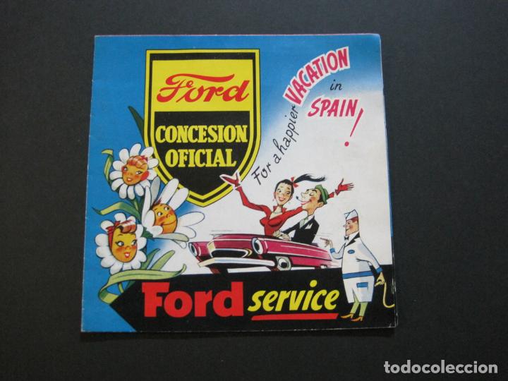 Voitures et Motocyclettes: FORD SERVICE-CONCESION OFICIAL-CON MAPA DE ESPA&Ntilde;A-CATALOGO PUBLICIDAD-VER FOTOS-(V-20.362)